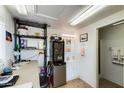 Bright bathroom includes a vanity sink, mirror, and storage, plus direct access to outdoor parking at 111 S Greenfield Rd # 784, Mesa, AZ 85206