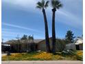 Exterior view of a single-story home with mature landscaping and a covered parking area on a sunny day at 207 E Papago Dr, Tempe, AZ 85288