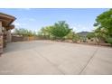 Large parking area with plenty of space for vehicles and potential outdoor activities at 4684 E Coachwhip Rd, Cave Creek, AZ 85331