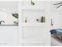Stylish built-in niche adding character to this bedroom space at 7101 W Beardsley Rd # 621, Glendale, AZ 85308