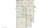 Detailed floorplan of a single Gathering home showcasing the layout of rooms and spaces at 25176 W Wier Ave, Buckeye, AZ 85326
