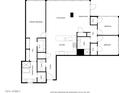 Floor plan showing primary bedroom, living room, kitchen, and bedrooms at 7180 E Kierland Blvd # 316, Scottsdale, AZ 85254