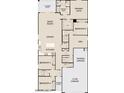 Detailed floor plan showcasing the layout of the home with bedrooms, kitchen, and great room at 9539 W Parkway Dr, Tolleson, AZ 85353