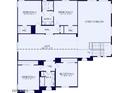 Second floor plan shows four bedrooms and a loft area at 22450 E San Tan Blvd, Queen Creek, AZ 85142