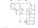 Floor plan layout of the home at 2427 W Desert Hills Estate Dr, Phoenix, AZ 85086