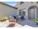 Cozy front porch features comfortable seating and attractive decor at 4700 S Fulton Ranch Blvd # 62, Chandler, AZ 85248