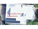 Aerial of the property showing the roof with solar panels at 519 E El Camino Dr, Phoenix, AZ 85020