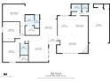 Detailed floor plan showcasing the layout of this spacious home, including bedrooms, bathrooms, and living areas at 6011 N 2Nd St, Phoenix, AZ 85012