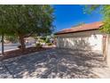 Spacious two-car garage with a large driveway for additional parking at 2630 E Dolphin Ave, Mesa, AZ 85204