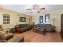 A welcoming living room showcasing comfortable sofas, attractive decor, and an inviting atmosphere at 7750 E Broadway Rd # 538, Mesa, AZ 85208