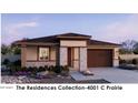 Charming single-story home with a brick facade, desert landscaping, and a two-car garage at 20615 N 226Th Dr, Surprise, AZ 85387