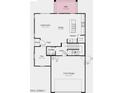 Layout of the first floor featuring a 2-car garage, kitchen, great room, dining area, and patio at 25148 N 167Th Ave, Surprise, AZ 85387