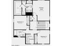 Floorplan of the second floor displaying primary suite, bedrooms, bathrooms, and laundry area at 25148 N 167Th Ave, Surprise, AZ 85387