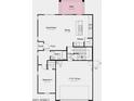 First floor floor plan features a spacious kitchen, great room, dining area, and fourth bedroom at 25172 N 165Th Ln, Surprise, AZ 85387