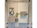 A beautiful design palette including tile, carpet, countertop and cabinet options available for the home at 22400 W Monona Ln, Surprise, AZ 85387