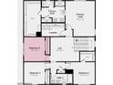 Second floor plan featuring a primary suite, three bedrooms, two bathrooms, a laundry room, and a loft at 25165 N 167Th Ave, Surprise, AZ 85387