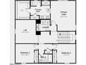 Upstairs floorplan features primary suite, laundry, loft, bedrooms 2 and 3, and bath 2 at 25181 N 167Th Ave, Surprise, AZ 85387