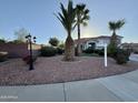 Charming home featuring mature palm trees and low-maintenance desert landscaping at 5322 N Oro Vista Ct, Litchfield Park, AZ 85340