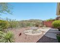 Relaxing backyard with views of nature preserve and mountains at 41602 N Congressional Dr, Phoenix, AZ 85086