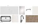 Selection of interior finish materials, including countertops, flooring, cabinets, and plumbing fixtures at 5507 W Piedmont Rd, Laveen, AZ 85339