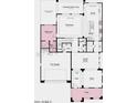 Open-concept first floor plan with large kitchen, formal dining, and study at 20637 E Via Del Jardin --, Queen Creek, AZ 85142
