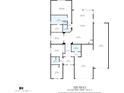 Detailed floor plan showcasing the layout of this 2,501 square foot home at 24042 N 170Th Ln, Surprise, AZ 85387