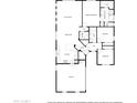 Detailed floorplan showcasing layout with bedrooms, bathrooms, living spaces, and kitchen at 15140 W Glenrosa Ave, Goodyear, AZ 85395