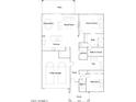 Detailed floor plan showcasing the layout, including the kitchen, bedrooms, and outdoor patio at 25453 N 176Th Ave, Surprise, AZ 85387