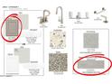 Selections for the bathroom include stone gray cabinets and wood-look tile at 18122 W Creedance Blvd, Surprise, AZ 85387