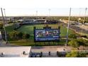 Aerial view of Surprise Stadium, the spring training home of the Texas Rangers and Kansas City Royals, in Surprise, Arizona at 15635 W Hackamore Dr, Surprise, AZ 85387