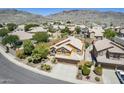 Suburban desert home with pool, complemented by mountain views and mature trees at 768 E Mountain Sky Ave, Phoenix, AZ 85048