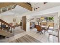 Inviting foyer with views of the living room, dining area, and backyard at 16276 E Rosetta Dr # 58, Fountain Hills, AZ 85268