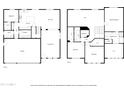 Detailed floor plan showcasing the layout of the two-story home at 26062 W Potter Dr, Buckeye, AZ 85396