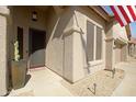 Inviting front porch featuring a stylish door and desert landscaping at 26624 N 41St St, Cave Creek, AZ 85331