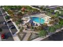 Aerial view of community pool and recreational amenities at 15642 W Georgia Dr, Surprise, AZ 85379