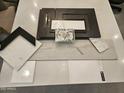 Interior design samples of flooring, countertops, cabinets, and hardware at 2546 E Russell St, Mesa, AZ 85213