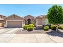 Charming single-story home with a well-manicured front yard, mature trees, and a spacious three-car garage at 13561 W Montebello Ave, Litchfield Park, AZ 85340