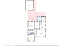 Detailed floor plan showcasing the layout of the home, including bedrooms, living spaces, and outdoor patios at 541 W Vernon Ave, Phoenix, AZ 85003