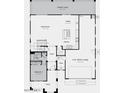 A well-designed floorplan with a 3-car garage, kitchen, great room, and optional outdoor living space at 38028 N Bridlewood Ln, San Tan Valley, AZ 85140
