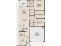 Layout featuring a primary suite, 2-car garage, island kitchen, and covered patio at 47692 W Moeller Rd, Maricopa, AZ 85139