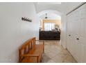 Inviting hallway with archway to living room at 1109 E San Pedro Ave, Gilbert, AZ 85234