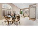 Inviting living room with bright lighting, dining area and neutral decor at 3544 N Paseo Del Sol --, Mesa, AZ 85207