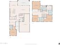 Detailed floor plan showcasing the layout of the house, including room dimensions at 10236 E Utah Ave, Mesa, AZ 85212