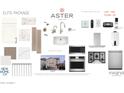 Elite Package showcasing modern kitchen and bathroom finishes including fixtures, appliances, and countertops at 2486 W Rowel Rd, Phoenix, AZ 85085