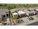 Beautiful aerial view of a residential property showcasing desert landscaping and surrounding neighborhood at 6579 E Shooting Star Way, Scottsdale, AZ 85266
