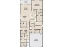 Detailed floorplan featuring four bedrooms, three bathrooms, a kitchen, a 2-car garage, and a covered patio at 4227 E Kolin Ln, San Tan Valley, AZ 85143