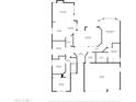 Detailed floor plan showcasing the layout of the house, including bedrooms, bathrooms, and living areas at 4809 E Red Range Way, Cave Creek, AZ 85331