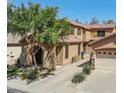 Beautiful two-story house with stucco siding, a tile roof, and mature landscaping at 1950 W Park Pl, Chandler, AZ 85224