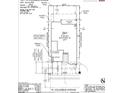 Detailed site plan showing the lot layout and the position of the home on the lot at 10211 W Columbus Ave, Avondale, AZ 85392