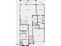 Detailed floor plan showcases a spacious layout with bedrooms, kitchen, and a two-car garage at 3524 N 103Rd Ave, Avondale, AZ 85392